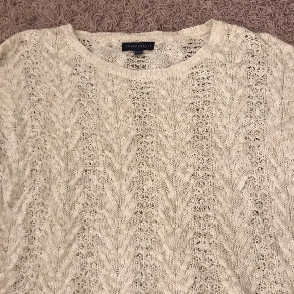 Aeropostale White Sweater - Picture 2 of 2